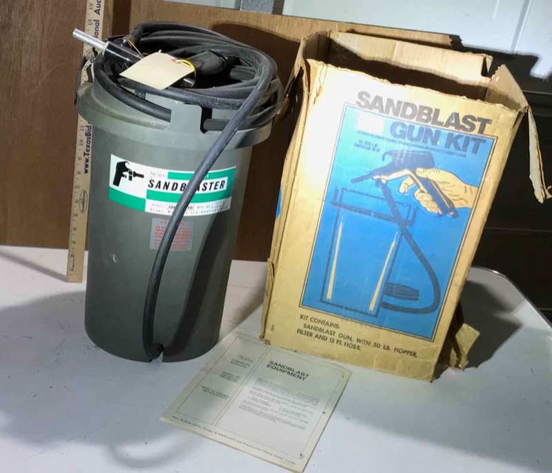lot 127 image: Sears Sandblast Gun Kit