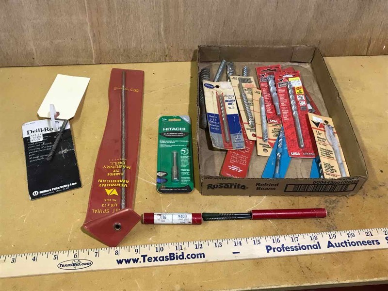 lot 215 image: Drill Bits  Masonry, assorted