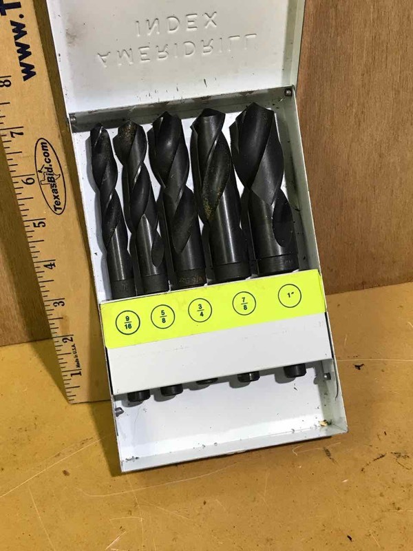 lot 216 image: Drill Bits  Ameritool High Speed Silver, deming set
