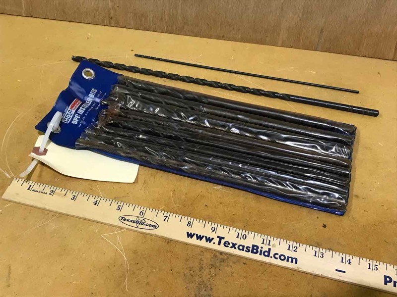 lot 219 image: Drill Bits  HDC Installer Bits, 12� in. length, 14� in. to 12� in.