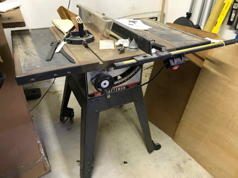 lot 242 image: Craftsman 10�� Table Saw, Mod. 113.298141