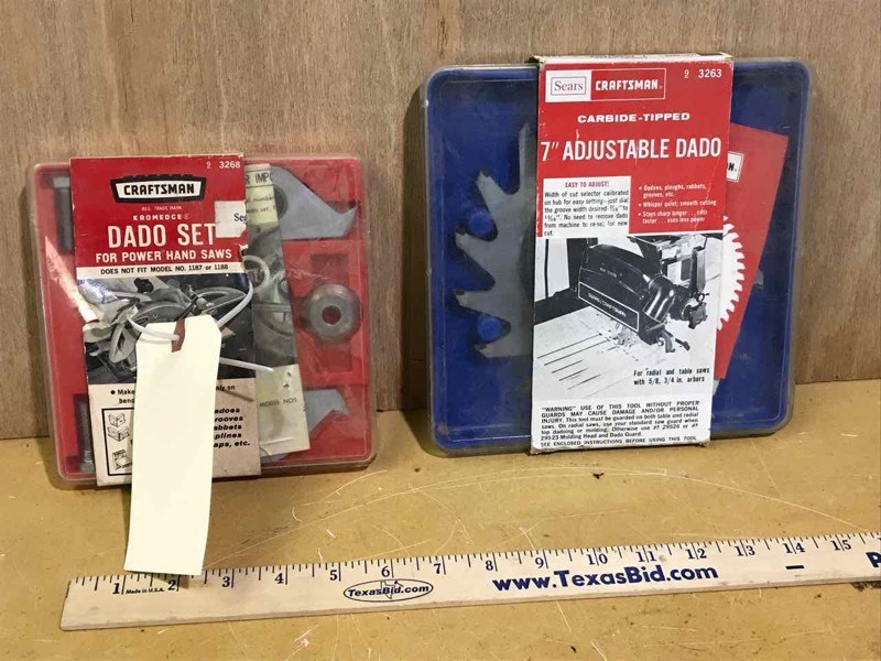 lot 245 image: Dado Blades (2), 7� in.