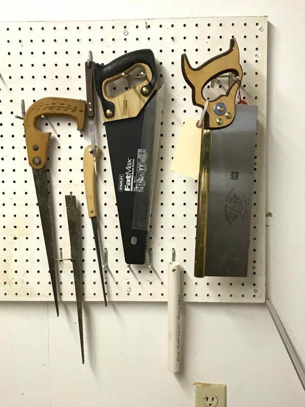 lot 247 image: Back Saw, Hand Saw, Keyhole Saws
