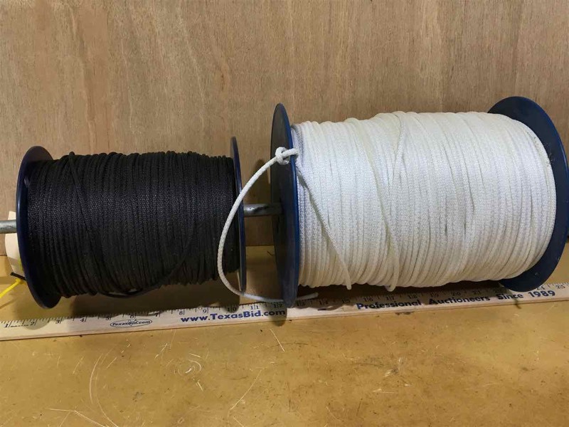 lot 263 image: (2) Spools Cord   Neobraid Braid #4, unknown length,  Neobraid #6