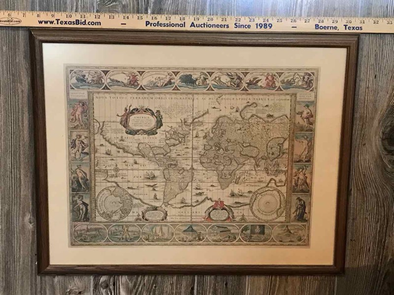 lot 322 image: Picture of World Map