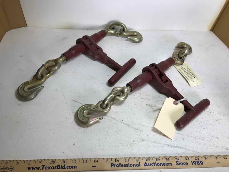 lot 551 image: Ratchet Chain Boomers (2). 38 in