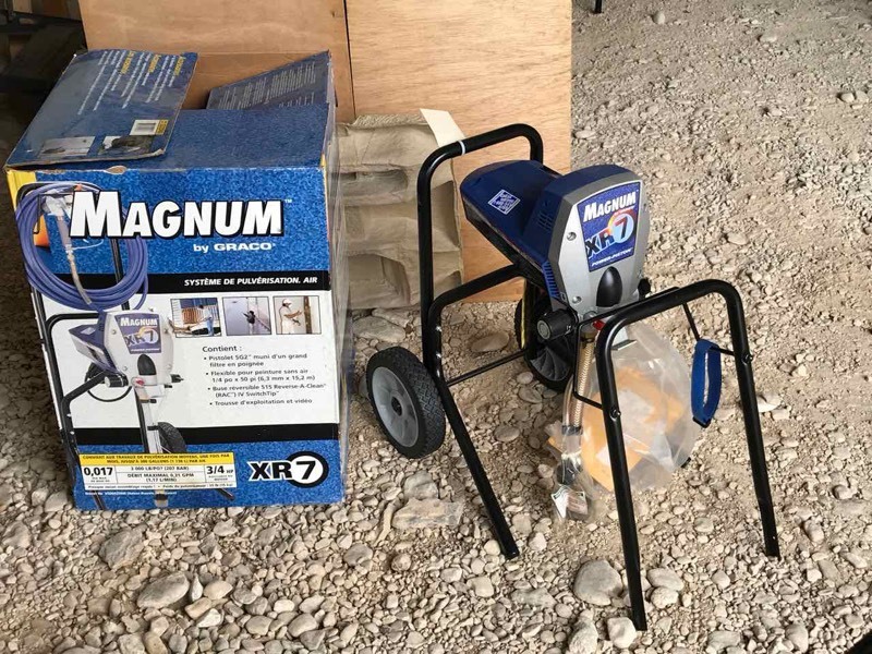 lot 570 image: Magnum by Graco Airless Paint Application System, 14 in X 50 ft airless paint hose, looks new in box