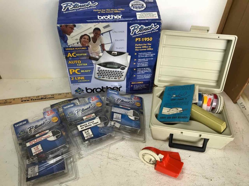 lot 616 image: Brother & Dynamo Labeling kits