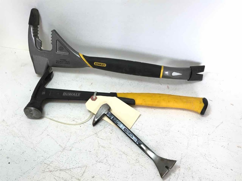 lot 631 image: Demolition Tools DeWalt, Stanley and Roughneck
