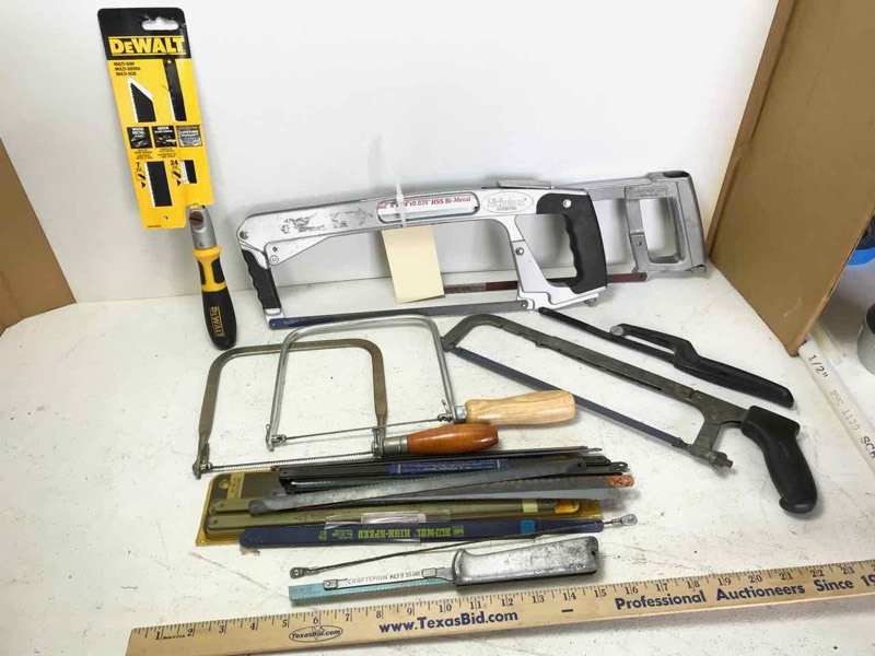 lot 673 image: Hack Saw, Keyhole Saw, Coping Saw, etc.