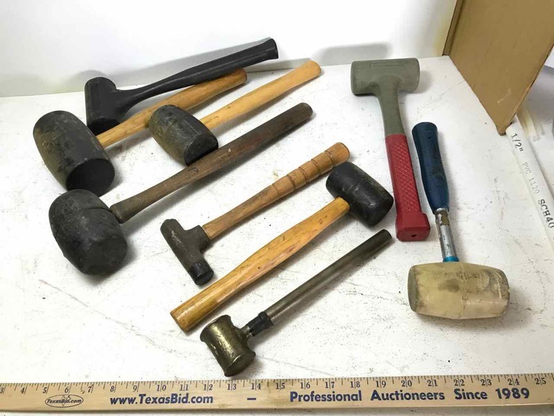 lot 701 image: Soft Face Hammers (9)