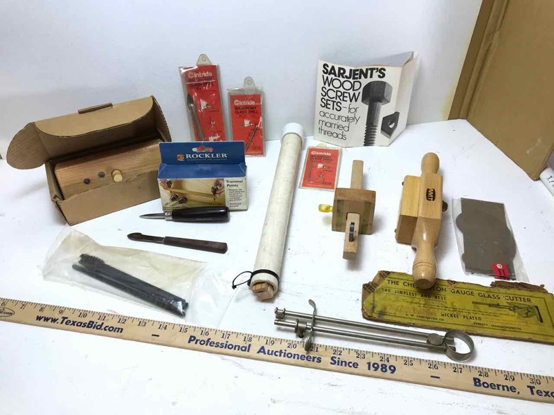 lot 729 image: Sarjents Wood Screw Set and Trammel Points