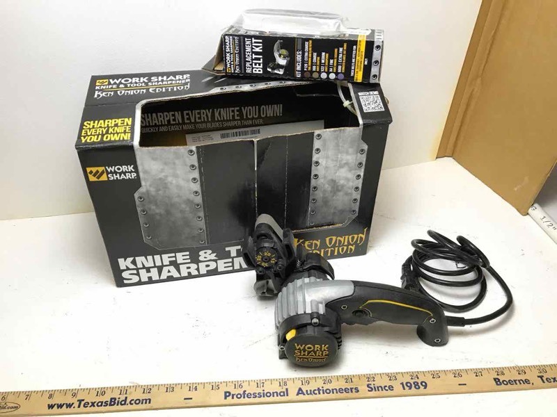 lot 742 image: Worksharp electric Ken Onion edition, electric knife sharpener