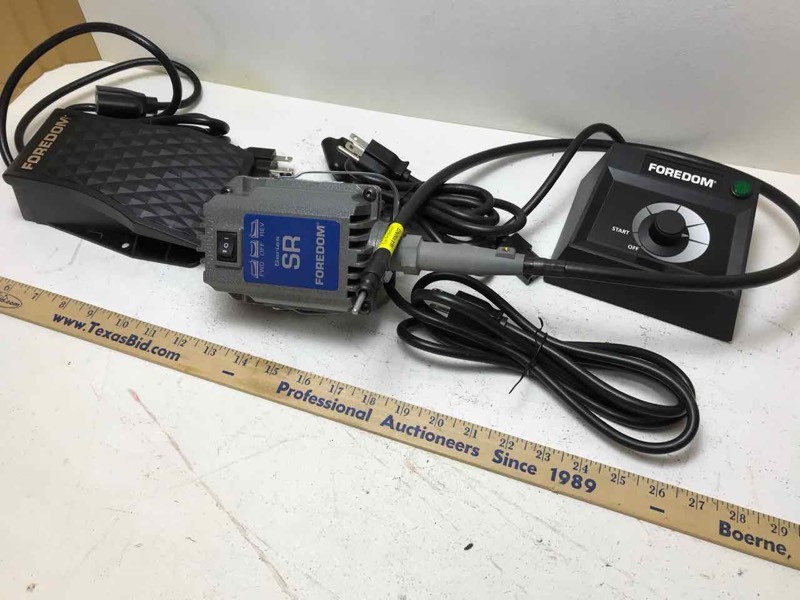 lot 769 image: SR Fordom Flex Shaft Tool with foot pedal