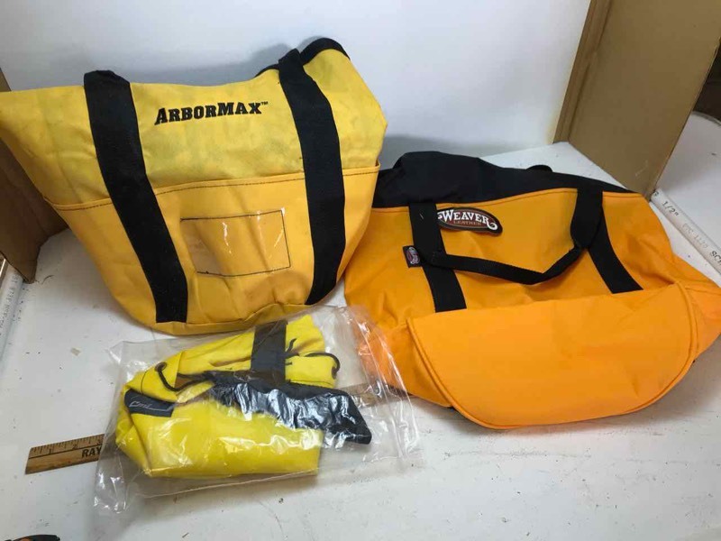 lot 878 image: Rope bags yellow (3)