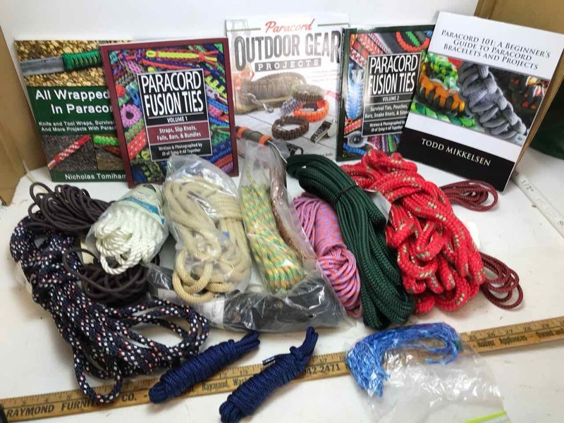 lot 881 image: Rope bag of assorted ropes & lengths