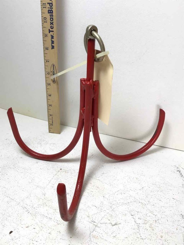 lot 884 image: Red Grapple Hook