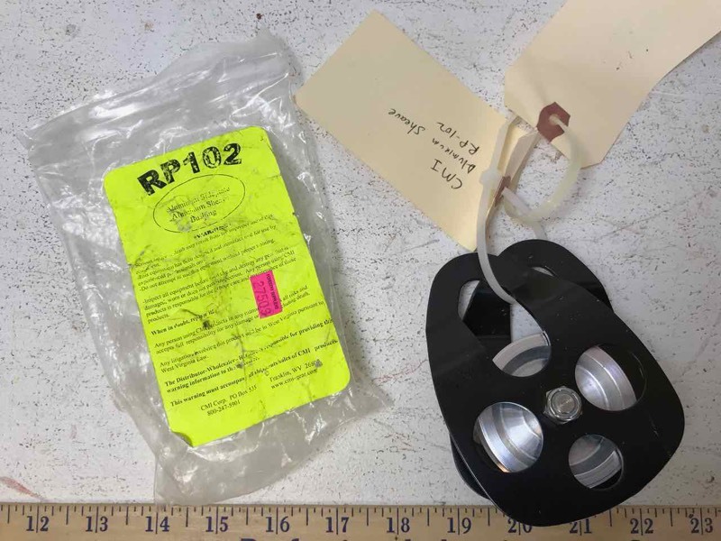 lot 920 image: CMI Aluminum Sheave, Model RP-102