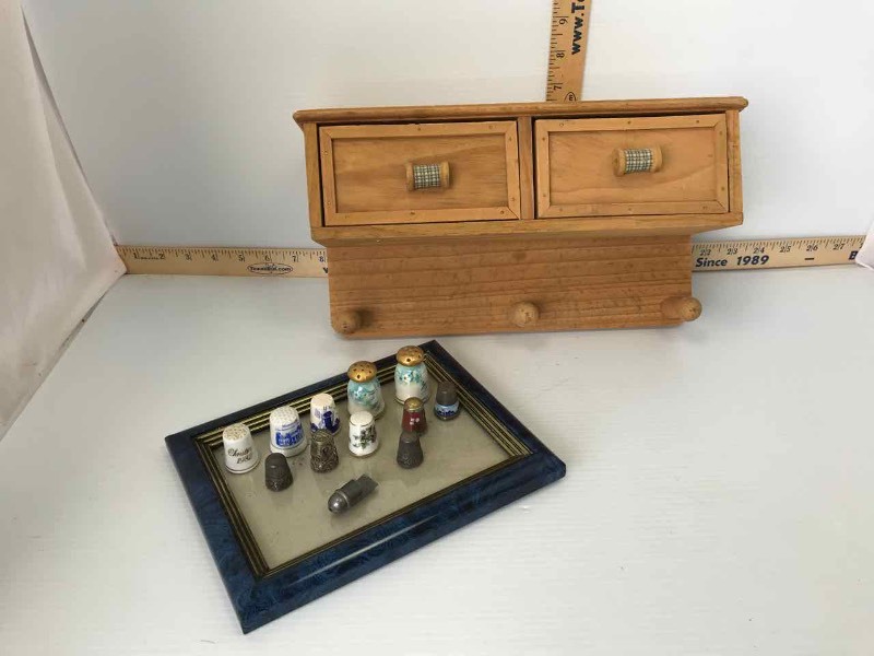 lot 81 image: Little Wall Shelf, Thimbles, Nippon S&P, Whistle