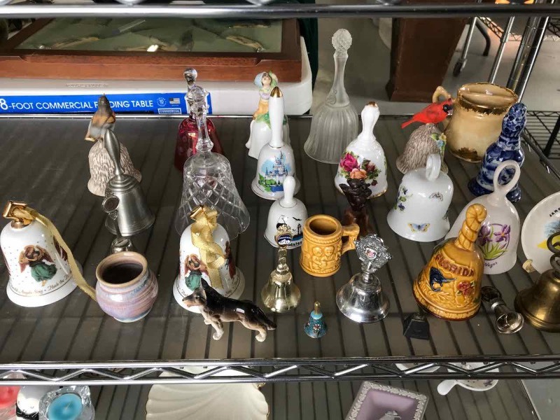 lot 82 image: Hand Bell Collection & Figurines