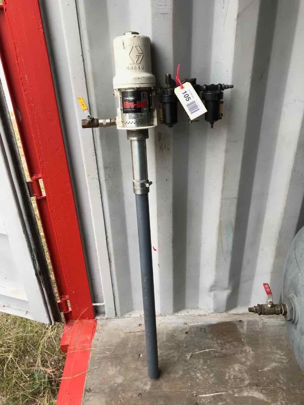 lot 105 image: Graco Fire-Ball Air Powered Pump (Part# 203876)