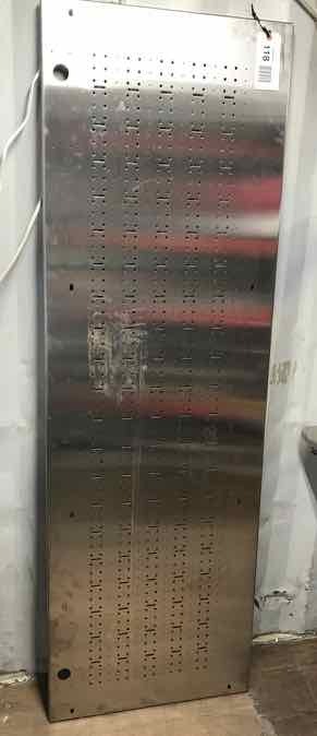 lot 118 image: Stainless Steel Tool Rack Panel