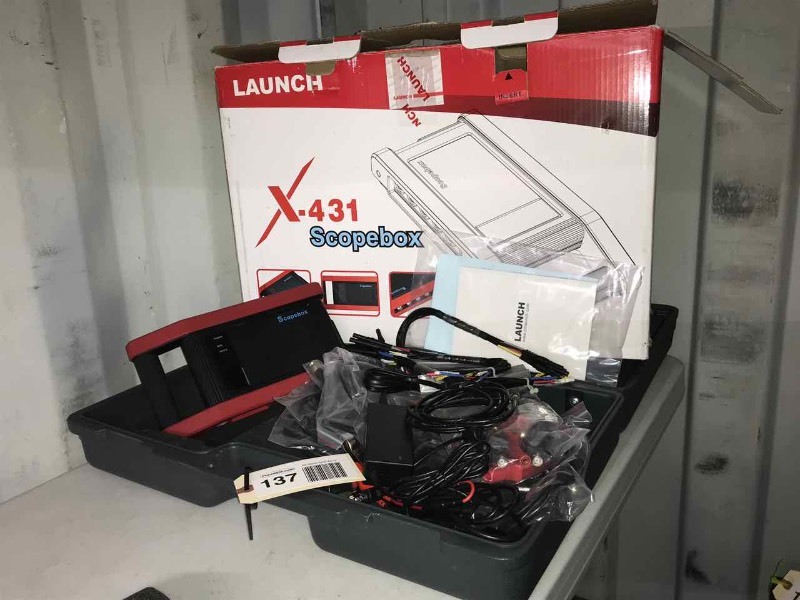 lot 137 image: Launch Scopebox Model X-431