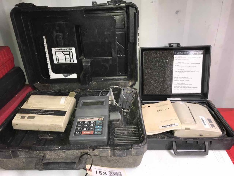 lot 153 image: MPSI Pro-Line Micro Processor System J-38500-750J38500-IDD, a Printer, Rotunda 007-00534 Ford Printer DPU414
