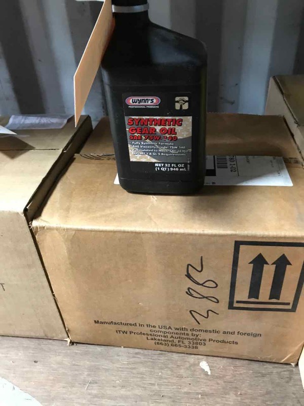 lot 167 image: (9) Unopened Bottles  Wynns Synthetic Gear Oil SAE 75W-140