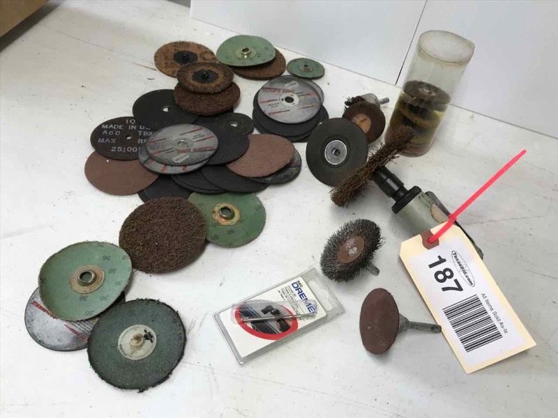 lot 187 image: Nieko Die Grinder & Accessories