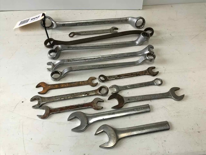 lot 208 image: Assorted Wrenches