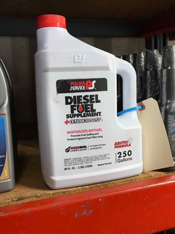 lot 242 image: (1 Bottle) Power Service Diesel Fuel Supplement Cetane Boost (80 oz.)