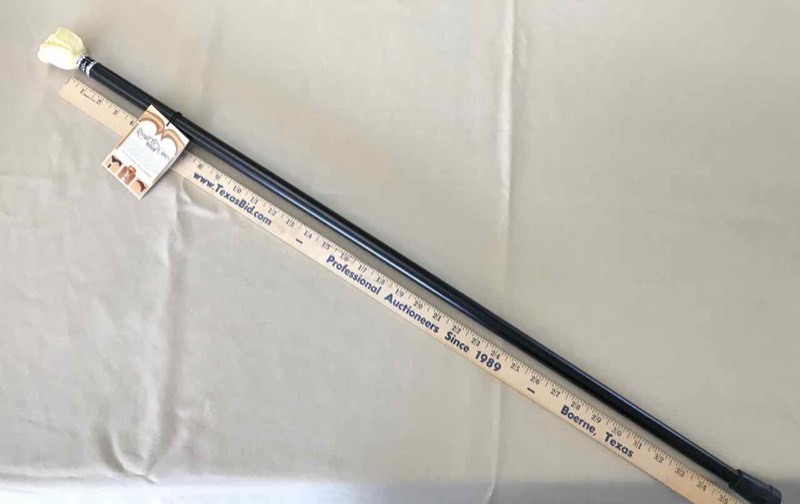 lot 65 image: Walking Cane Rose Knob, Modern