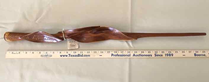 lot 80 image: Antique Cane Diamond Willow, Sunday Church, E.P. Everson Stanley N.D.