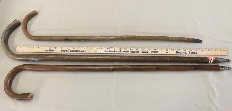 lot 87 image: German Walking Sticks