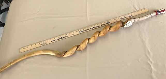 lot 92 image: Walking Stick Uncle Sam, Twisted (by Jake Whitehead)