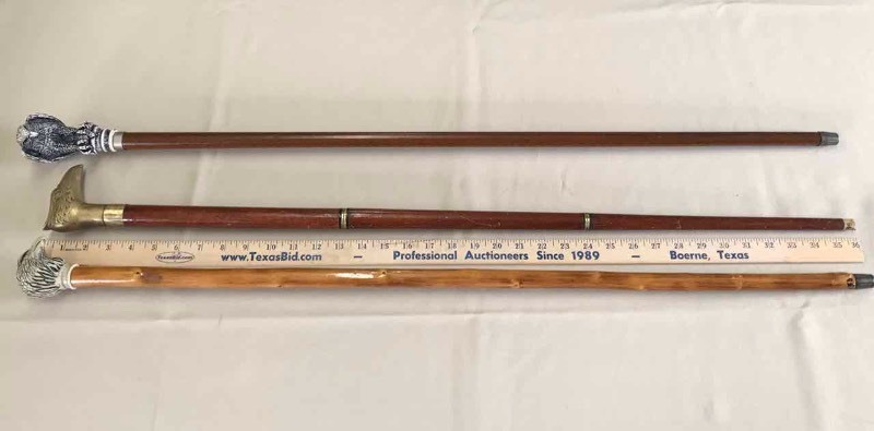 lot 98 image: (3) Canes Eagle