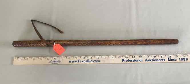lot 119 image: Swagger Stick Braided Leather