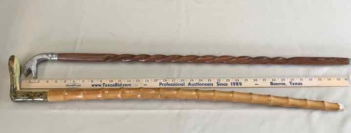 lot 125 image: (2) Canes Snakes