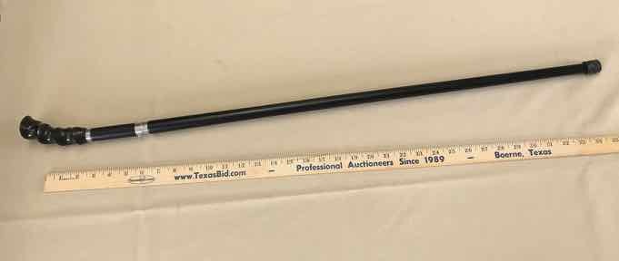 lot 139 image: Sword Cane Black, Molded Handle