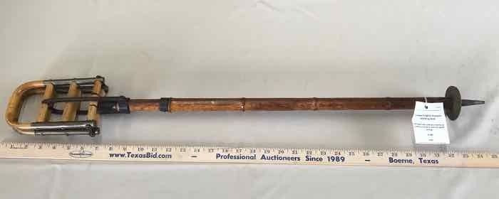 lot 143 image: Antique Walking StickStoolArm Rest (English)