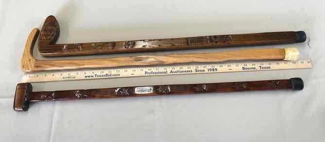 lot 163 image: (3) Canes