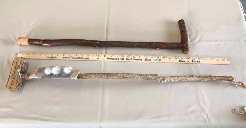 lot 169 image: (2) Canes Hillbilly Putter, Branded
