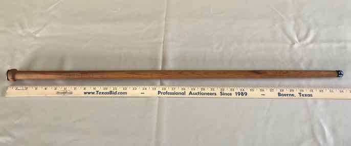 lot 175 image: Walking Stick Long Bell with 5-Point Star Concho Topper