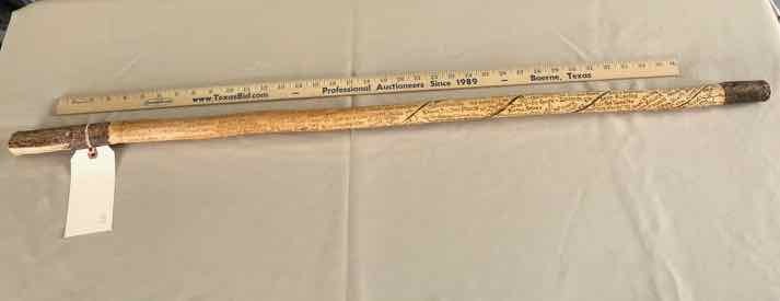 lot 180 image: Walking Stick Texas Battles & other Texas Tidbits