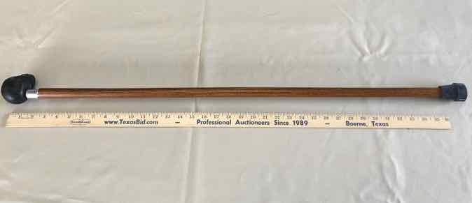 lot 197 image: Walking Stick Black Skull with Rhinestone Eyes