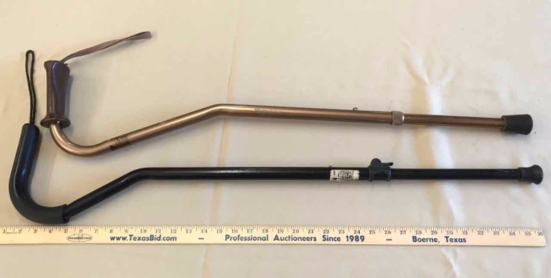 lot 212 image: (2) Canes Metal, Medical