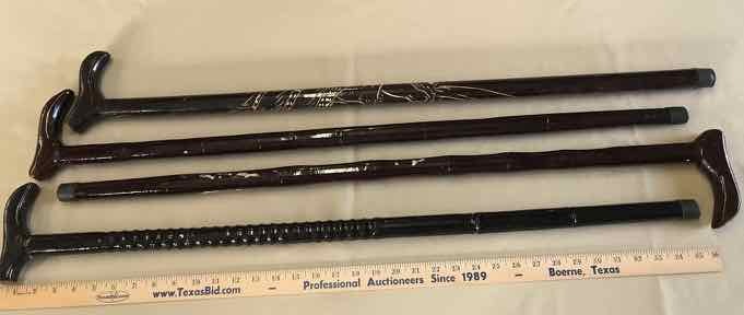 lot 249 image: (4) Canes