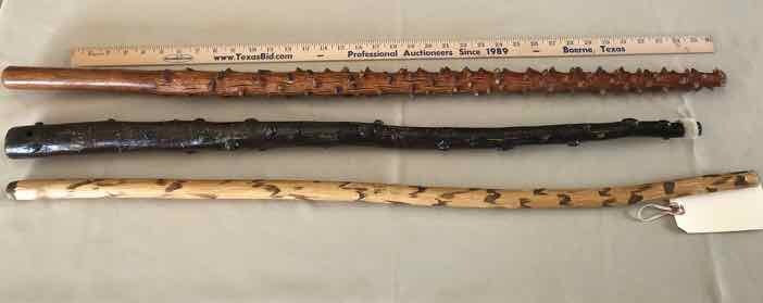 lot 258 image: (3) Canes