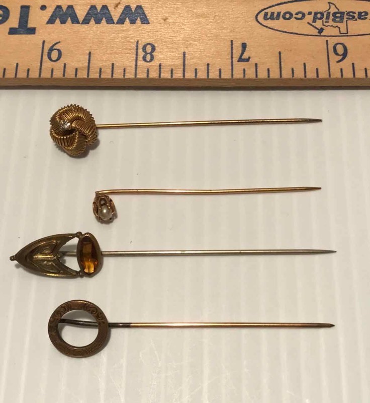 lot 435 image: (4) TieLapel Pins